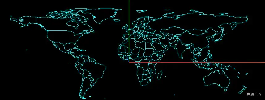 threejs 渲染geoJson数据绘制世界地图 学习笔记